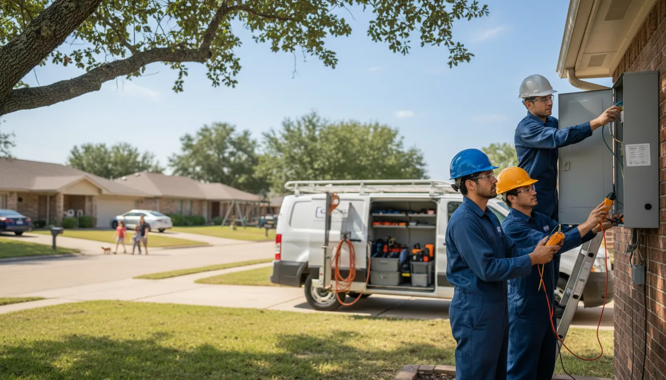 Certified electrician providing emergency electrical services in Wimberley, TX